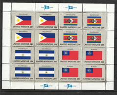 Feuillet Drapeaux Philipines-Swaziland-Nicaragua-Birmanie N°373 à 376 X 4 Jamais Plié Neufs* * TB = MNH VF Soldé ! ! ! - Unused Stamps