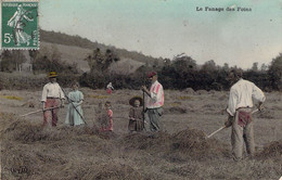 CPA Thèmes - Agriculture - Le Fanade Des Foins - E. L. D. - Oblitérée - Colorisée - Animée - Travailleurs - Landwirtschaftl. Anbau