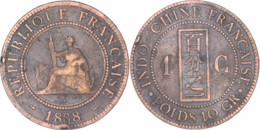 France - Indochine - 1888 - 1 Centime - Paris (A) - 12-185 - Französisch-Indochina