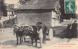 CPA Thèmes - Agriculture - Les Basses Pyrénées - Attelage De Boeufs - Phototypie Labouche Frères - Oblit. Basse Pyrénées - Equipaggiamenti