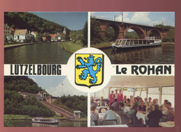 CPM Neuve 57 ARZVILLER - SAINT LOUIS LUTZELBOURG Bâteau Restaurant " Le Rohan " Multi Vues - Arzviller