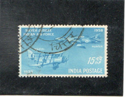 INDE   1958  Poste Aérienne  Y.T. N° 7  Oblitéré - Airmail