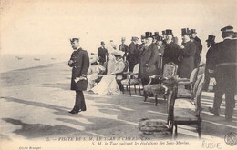 CPA Politique - Visite De S. M. Le Tsar à Cherbourg - S. M. Le Tsar Suivant Les évolutions Des Sous Marins - Branger - Eventi