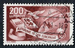 Occupation En Allemagne ; Sarre PA N°13 Oblitéré ; Saarland Michel Flug. N°298 ; Qualité Superbe - Airmail