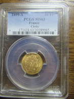 10 Francs Or 1899A MS 63  NGC - 10 Francs (gold)