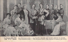CPA Thème - Guerre 1914 - 15 - Les Hohenzollern - Famille Détestée Qui Voulait Asservir Le Monde - R. P. Paris - Personnages