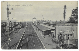 LANDEN  --  Intérieur De La Gare - Landen