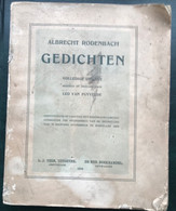 (495) Albrecht Rodenbach - Gedichten - 1909 - 221 Blz. - Leo Van Puyvelde - Poetry