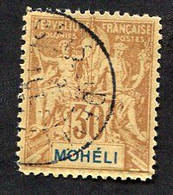 Colonie Française, Mohéli N°8 ; Faux Fournier - Used Stamps