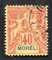 Colonie Française, Mohéli N°10 ; Faux Fournier - Used Stamps