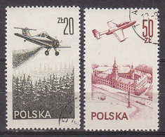 R3792 - POLOGNE POLAND AERIENNE Yv N°57/58 - Used Stamps