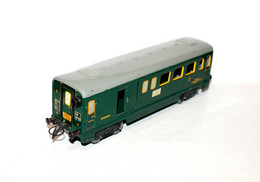 HORNBY, VOITURE WAGON BAGAGES SNCF B5Dmyfi 20.420 PARIS MARSEILLE A BOGIES ECH:O - MODELISME FERROVIAIRE (1712.43) - Goods Waggons (wagons)