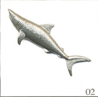 Pin's Animal - Squale / Requin. Non Estampillé. Métal Chromé. T907-02 - Animaux