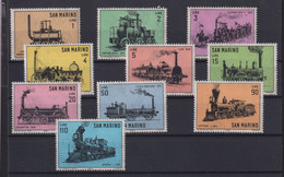 San Marino Lot ** Lokomotiven - Collections, Lots & Series