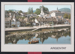 19 - Argentat - Ses Maisons Aux Toits De Lauzes Au Bord De La Dordogne - Argentat