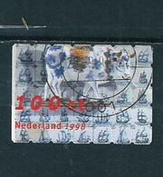 N° 1615 Faïences De Delft (vache) Timbre Pays-Bas 1998 Oblitéré - Oblitérés