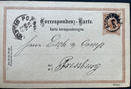 Poland  1891 Austrian Period Postal Card Szcurowce 29.5.1891 - Brieven En Documenten