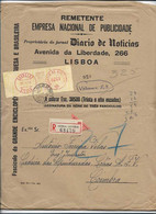 Portugal EMA Cachet Rouge Avec étiquette Frankopost 1953 Franking Meter With Label ATM Related - Macchine Per Obliterare (EMA)