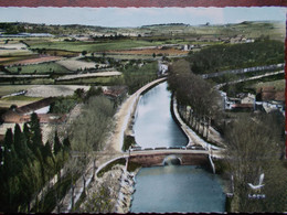 34 - CAPESTANG - Canal Du Midi. (Vue Aérienne) CPSM - Capestang