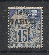 TAHITI - 1893 - N°Yv. 24 - Type Alphée Dubois 15c Bleu - Neuf ** / MNH / Postfrisch - Unused Stamps