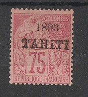 TAHITI - 1893 - N°Yv. 29 - Type Alphée Dubois 75c Rose - Neuf * Quasi ** / MH VF - Nuevos