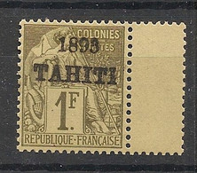 TAHITI - 1893 - N°Yv. 30 - Type Aphée Dubois 1f Olive - Très Bon Centrage - Neuf Luxe ** / MNH / Postfrisch - Ungebraucht