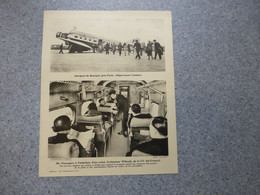 Aéroport Du Bourget, Départ Pour Londres, Vers 1950 ? Intérieur De L'avion ; Foto02 - Ohne Zuordnung