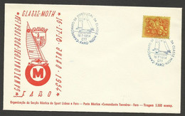 Portugal Cachet Commémoratif Championat Voile Class Moth 1954 Event Postmark Sailing Campionship Moth Class - Postal Logo & Postmarks