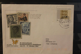 Deutschland 2012; GS 20. Intern. Briefmarkenbörse, Sindelfingen, Codiert - Postkarten - Gebraucht