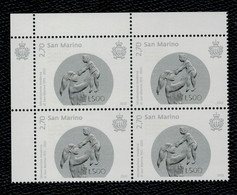 San Marino 2022 500° Anniv. Monetazione Moderna 1v In Quartina Complete Set ** MNH - Unused Stamps