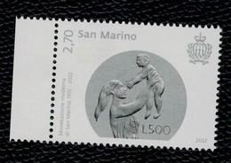 San Marino 2022 500° Anniv. Monetazione Moderna 1v Complete Set ** MNH - Neufs