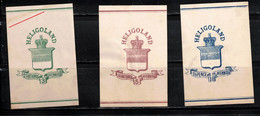 HELIGOLAND Scott # ??? MH - Cut Squares? Wrappers? - Heligoland (1867-1890)