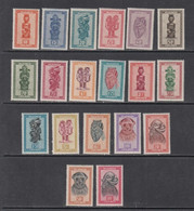 1948 Ruanda Urundi Definitives Masks Complete Original Set Of 19 MNH - Nuovi