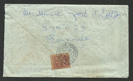 Portugal Lettre 1956 Ambulance Postal Ambulância Porto Vila Real Bragança TPO Postmark - Flammes & Oblitérations