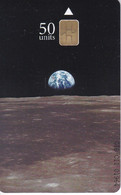 Nº 73 TARJETA DE GIBRALTAR DE THE EAGLE HAS LANDED - APOLLO - ASTRONAUTA - Gibraltar