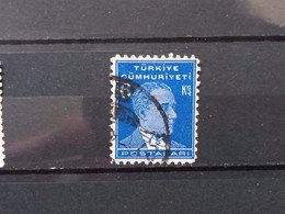 FRANCOBOLLI STAMPS TURCHIA TURKIYE TURKEY 1931 USED SERIE MUSTAFA KEMAL ATATURK OBLITERE' - Oblitérés