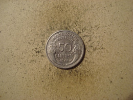 MONNAIE FRANCE 50 CENTIMES 1945 B MORLON - 50 Centimes