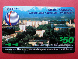 Kazakhstan KAZ-MS-04 - 50 $ Panoramic View Alcatel Satel Catea (BA1019 - Kazakhstan
