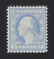 US #340 1908-09 Pale Ultramarine Perf 12 Wmk 191 Mint NG F-VF SCV $65 - Unused Stamps