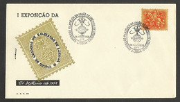 Portugal Cachet Commemoratif Expo Philatelique Lisbonne 1958 Lisbon Philatelic Expo Event Cancel - Flammes & Oblitérations