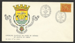 Portugal Cachet Commemoratif Expo Philatelique Lisbonne 1958 Lisbon Philatelic Expo Event Cancel - Postal Logo & Postmarks