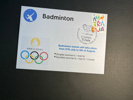 (2 N 37) 2024 France - Paris Olympic Games (1-1-2023) Sport / Badmington - Eté 2024 : Paris