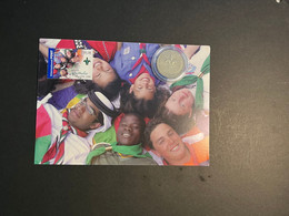 (2 N 39 A) Scout Maxicard 2008 With Matching 2008 Scout $ 1.00  Coin - Dollar