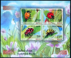 India 2017 LADYBIRD BEETLE MINIATURE SHEET MS MNH - Autres & Non Classés