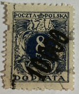 Poland 1923 Postage Due Stamps Of 1921 & 1923 Surcharged 10000 Over 8m - Used - Portomarken