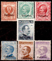 Egeo-OS-262- Calino: Original Stamps 1901-11 And Overprint 1912 (++) MNH - Quality In Your Opinion. - Egée (Calino)