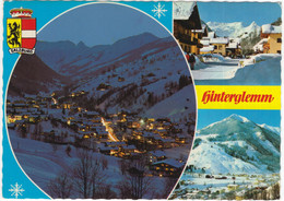 Hinterglemm Gegen Talschluß, Dorfstraße, Schidorf Hinterglemm Gegen Zwölferkogel (1984 M) - (Österreich/Austria) - Saalbach