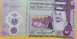 Saudi Arabia 5 Riyals 2020 Polymer And 20 Riyals 2020 And 200 Riyals 2021 P-New UNC, One Each From A Bundle - Arabie Saoudite