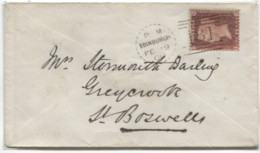 Cover With Edinburgh DOTTED CIRCLE !! RR FU Cancel !! - Storia Postale