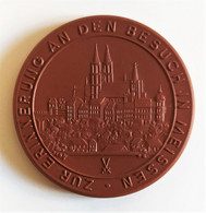 Médaille Porcelaine(porzellan) - Ville De Meissen/Johann Friedrich Böttger. 53mm - Collections